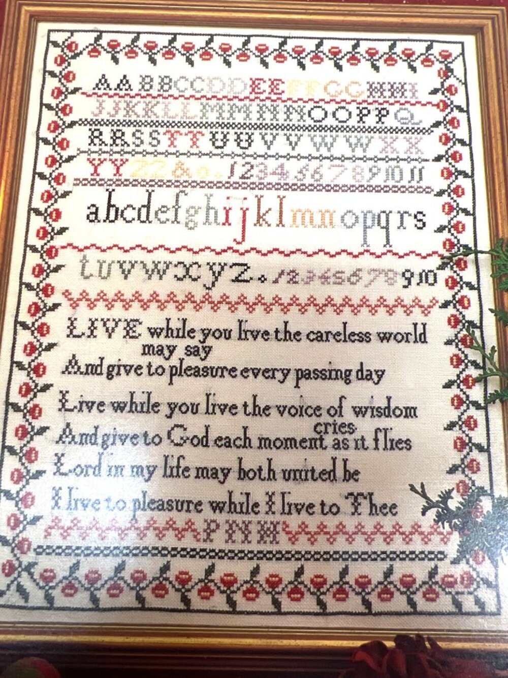 Life & Pleasure Cross Stitch Pattern By Just CrossStitch